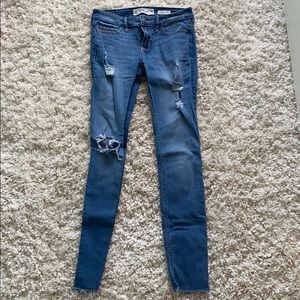 Hollister Blue Skinny Jeans